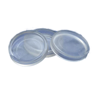 1 7/16" Disk Cap - Clear Vinyl